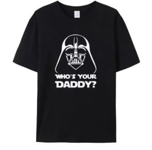 T-SHIRT STAR WARS QUI EST TON PÈRE ?