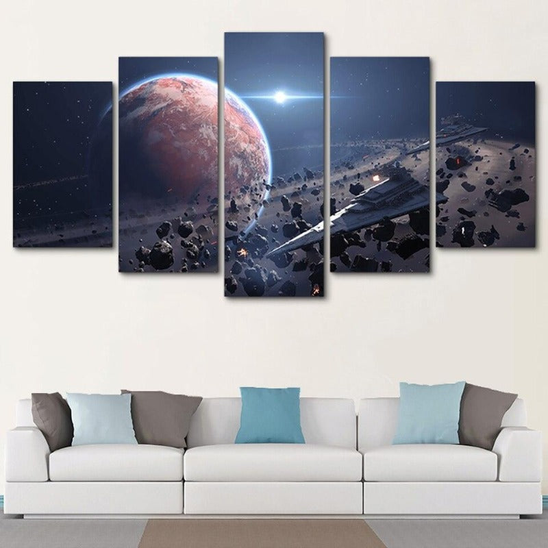 TABLEAU STAR WARS MORCEAU DE VAISSEAU (DESTROYER)